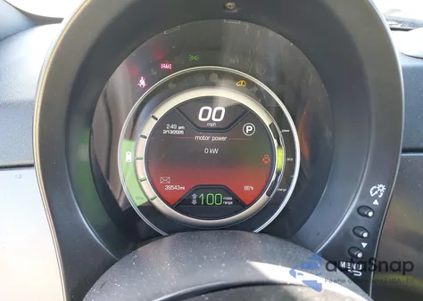 2015 Fiat 500E Battery Electric from USA, damaged, VIN 3C3CFFGE7FT594098